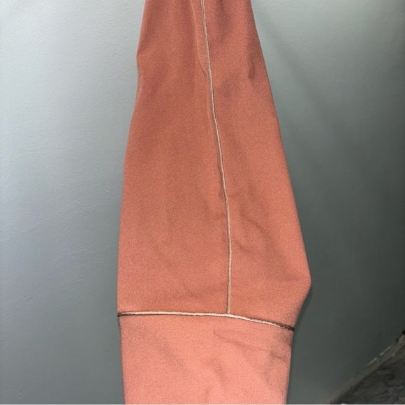 Oak + Fort Rust Wide-Leg Cropped Burnt Orange Rust Colored Pants | Size 0 - Picture 7 of 11